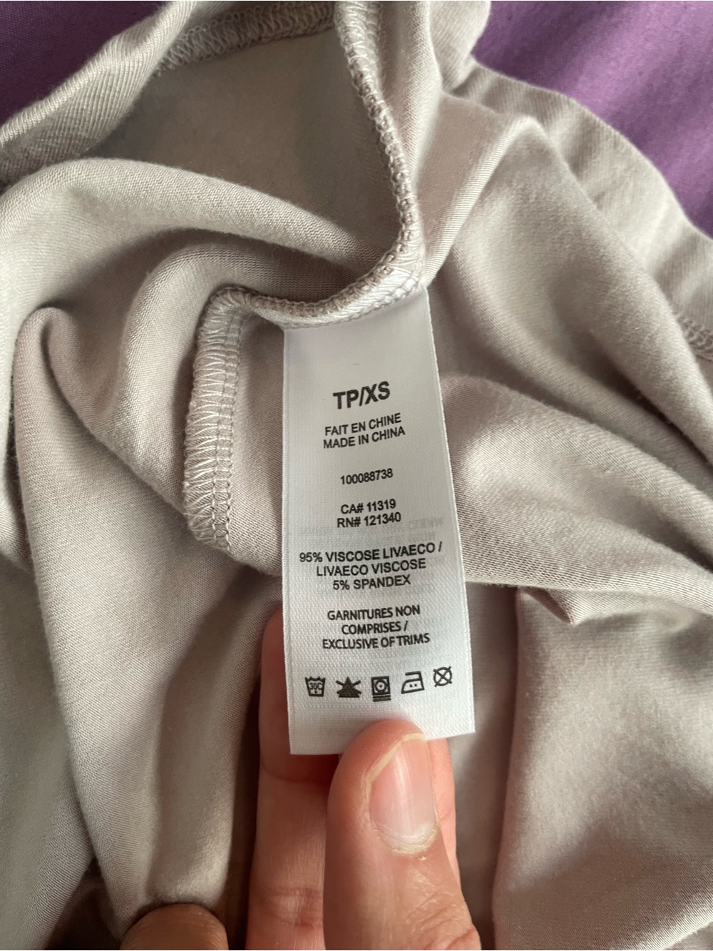 Dynamite Beige Off-the-Shoulder Ruched Sweater - Picture 5 of 5